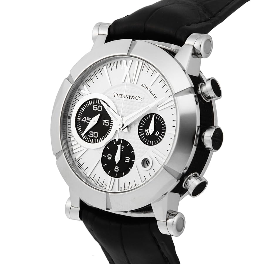 Tiffany & Co. 手巻き時計 シルバー/ブラック Amazon.co.jp: [ティファニー]Tiffany&Co. 腕時計 Atlas Gent